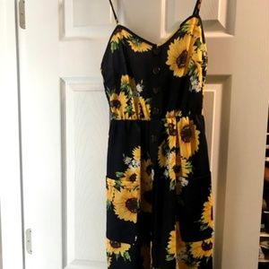 Womens size small sunflower dress
